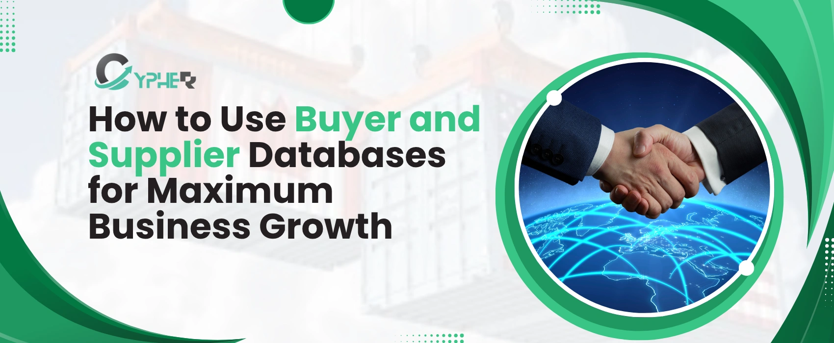 how to use buyer and supplier databases for maximum business growth